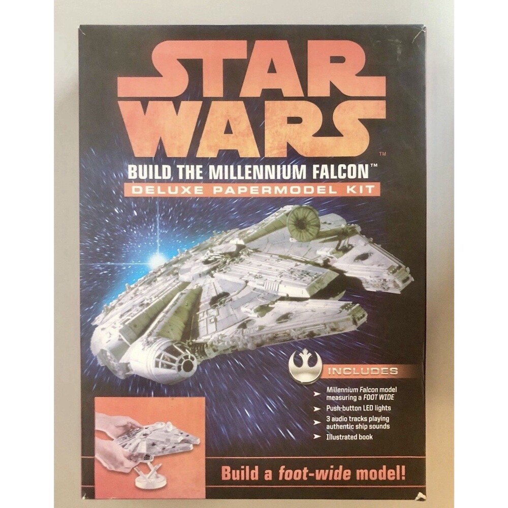 Star Wars Deluxe Model Kit *NEW* By Disney/Lucasfilm - Paper Millennium Falcon